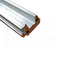 OEM 6063 Aluminum Sliding Door Track Extrusion Profile Clear Anodized